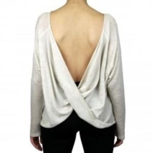 Nu Construction Twisted Reversible Sweater NEW